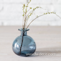 painted colored glass vase for home decorative